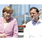 Angela Merkel y Mariano Rajoy, en Chicago, el pasado 20 de mayo, durante la cumbre de la OTAN.
