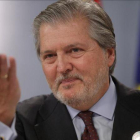 El portavoz del Gobierno, Íñigo Méndez de Vigo, en la rueda de prensa posterior al Consejo de Ministros.
