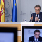 De Santiago-Juárez, ayer, en la rueda de prensa tras el Consejo de Gobierno.