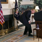 Trump en un acto en  la Casa Blanca el pasado mes de noviembre.