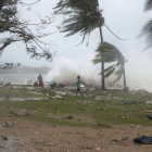 Destrucción en Port Vila (Vanuatu).