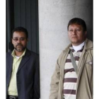 Antonio Gerdts y David Contreras, ayer, durante la entrevista realizada en el Diario de León