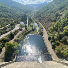 El trasvase comenzó el pasado 16 de septiembre, en la imagen, desde el embalse del Porma. RAMIRO