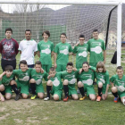 Equipo infantil del CD Cistierna, ganador de la Liga en Tercera División Provincial. DL