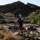 Juan José Nicolás, del Ditel Bicicletas Carlos y Bartz, en un momento de la exigente prueba.