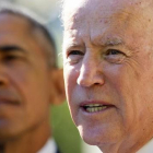 Joe Biden, junto a Obama, anuncia la decisión.