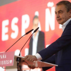 José Luis Rodríguez Zapatero, en un acto electoral el pasado mes de abril