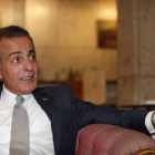 Mohammed Jaham Al Kuwari, embajador de Qatar, durante la entrevista que concedió al Diario de León.