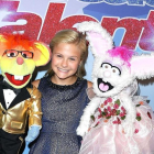 Darci Lynne, con sus peluches Óscar (izquierda) y Petunia, este miércoles.