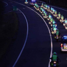 El cortejo fúnebre del guardia civil, escoltado por compañeros. RRSS