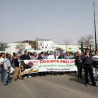 Ganaderos de la Comunidad protestan en Valladolid.