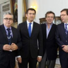 Fernández Vara, Núñez Feijoo, De Santiago-Juárez y Nunes Correia.