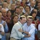 El lendakari, Juan José Ibarretxe y el presidente del PNV, Íñigo Urkullu