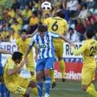 Claudio se sentó por primera vez en el banquillo local de El Toralín en un duelo ante el Alcorcón.