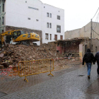 Los trabajos para la demolición completa están avanzados.