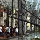 Aspecto de una de las calles de la ciudad cubana de Cienfuegos tras el paso del huracán Dennis