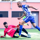 Yuri estuvo a punto de marcar en su regreso a los terrenos de juego. RUBÉN DE LA FUENTE