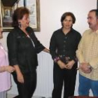De izquierda a derecha, Ramos, García, González y Prieto ayer en la sede de la cámara