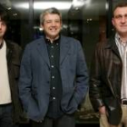 Miguel Martínez junto a Ramón Sánchez y Alberto Fernández, las dos caras nuevas de la lista del PSOE