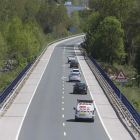 La carretera N-120, a su paso por Villamartín. L. DE LA MATA