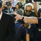 Julián Muñoz, acudiendo a declarar a la Audiencia Provincial de Málaga, en el 2010.
