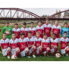 Formación del equipo de La Bañeza B que milita en la categoría alevín.