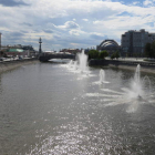 La vista desde el puente ofrece muchas posibilidades de monumentos y edificios clásicos.