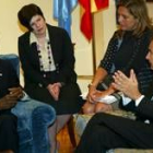Kofi Annan y José Luis Rodríguez Zapatero, durante la entrevista que mantuvieron ayer