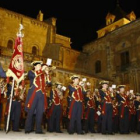 Un momento de la actuación de la Agrupación de Santa Marta y La Sagrada Cena anoche en San Isidoro