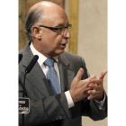 Montoro, ayer en el Congreso.