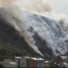 Imagen de archivo del Pajariel durante el incendio que sufrió en el pasado mes de julio