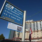 Vista del complejo hospitalario de León, a donde fue derivado el paciente berciano.