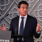 Manuel Valls, en la presentación de su candidatura para la alcaldía de Barcelona