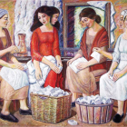 El pintor maragato expondrá su colección en su ciudad natal del 9 de agosto hasta el 15 de septiembre en la Biblioteca Municipal y en la Capilla de San Esteban. DL