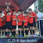 CDF San Andrés A, campeón en la categoría alevín.