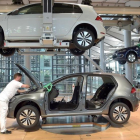 Producción de coches en Alemania.