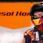 Jorge Lorenzo (Honda), durante el test del pasado lunes en Montmeló.