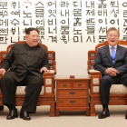 Kim Jong Un y Moon Jae-in, pactan el final de las tensiones armamentísticas entre las dos coreas.