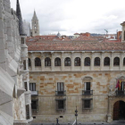 Imagen del Palacio de los Guzmanes, sede administrativa y política de la Diputación de León. RAMIRO