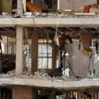 Estado en el que quedó el edificio de Leganés tras la explosión provocada por los suicidas