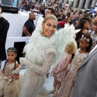 Beyoncé, a su llegada a los premios de la MTV, el pasado agosto.