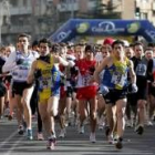 Los 2.500 corredores de la San Silvestre de Salamanca en el momento de la salida