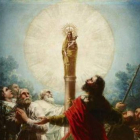 Detalle del cuadro -˜La aparición de la Virgen del Pilar-™, de Goya.