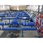 Interior de una estación de bombeo, una de las estructuras que más gravará la nueva norma energética del Gobierno.