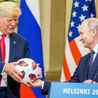 Trump y Putin, durante la rueda de prensa que concedieron tras su encuentro en Helsinki el pasado julio.
