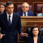 El presidente del Gobierno, Pedro Sánchez. BALLESTEROS