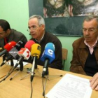Neftalí Fernández, José Antonio Prada y Antonio Álvarez, en Cáritas