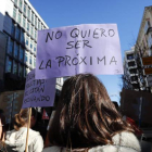 Los carteles y consignas fueron una constante.