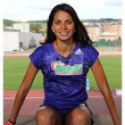 Nuria Lugueros repite en lo alto del podio como Mejor Atleta del Mes, esta vez de diciembre. MARTA GARCÍA