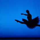 Una bailarina del Ballet de Viena, durante una representación.